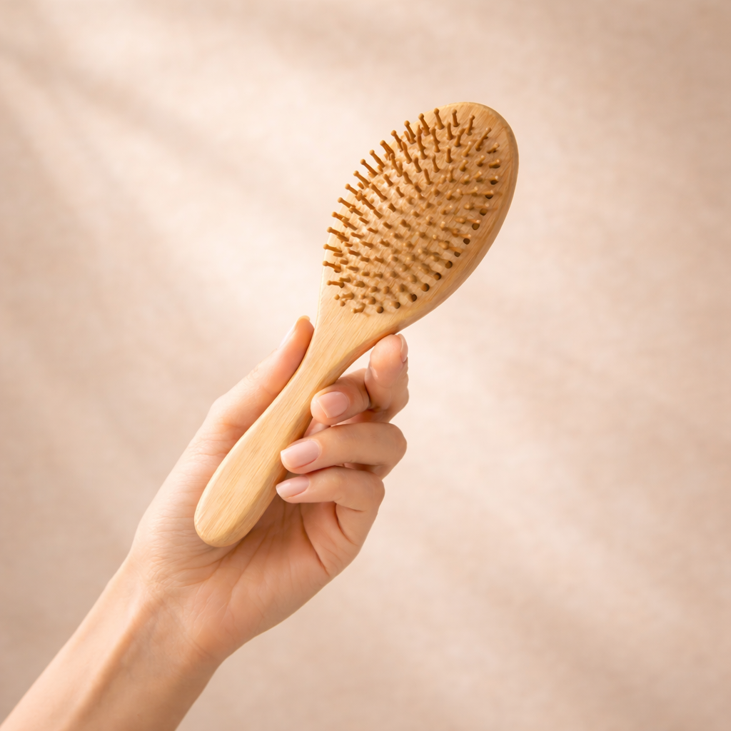 Brosse Démêlante en Bambou